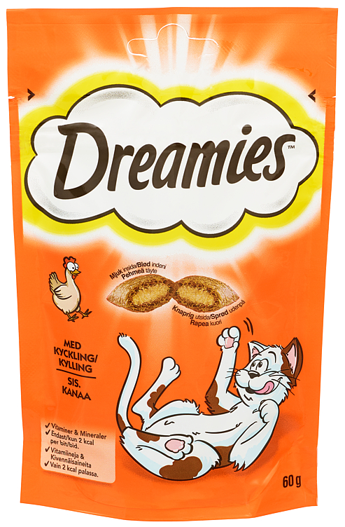 DREAMIES KYLLING 60 g