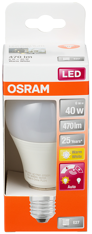 LYSPÆRE LED Cl a 40 matt e27 ds osram