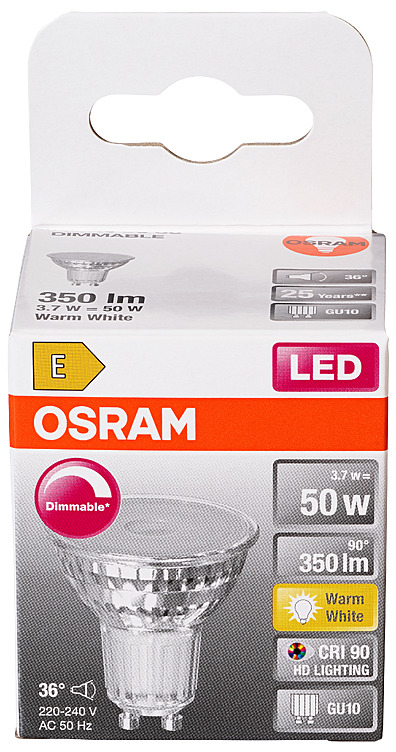 LED SPOT Par16 50 dim 927 gu10 osram