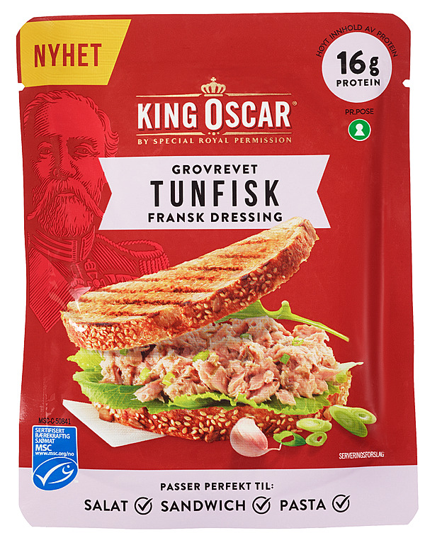 FRANSK DRESSING Tunfisk 85g king oscar