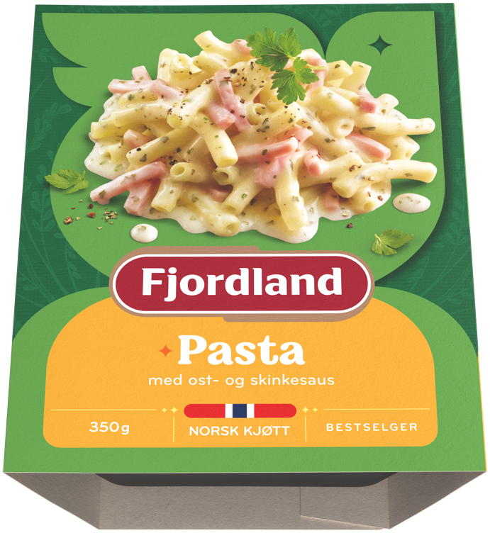 PASTA M/OST&SKINKE 350 g Fjordland