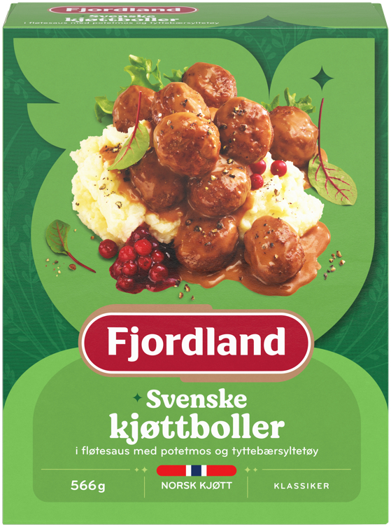 SVENSKE KJØTTBOLLER 566 g Fjordland