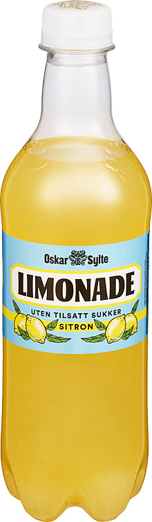 LIMONADE U/SUKKER 0.5l fl Oskar sylte
