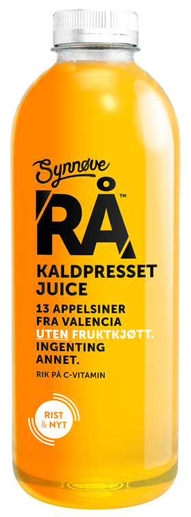 Bilde av RÅ APPELSINJUICE 1 l kaldpresset