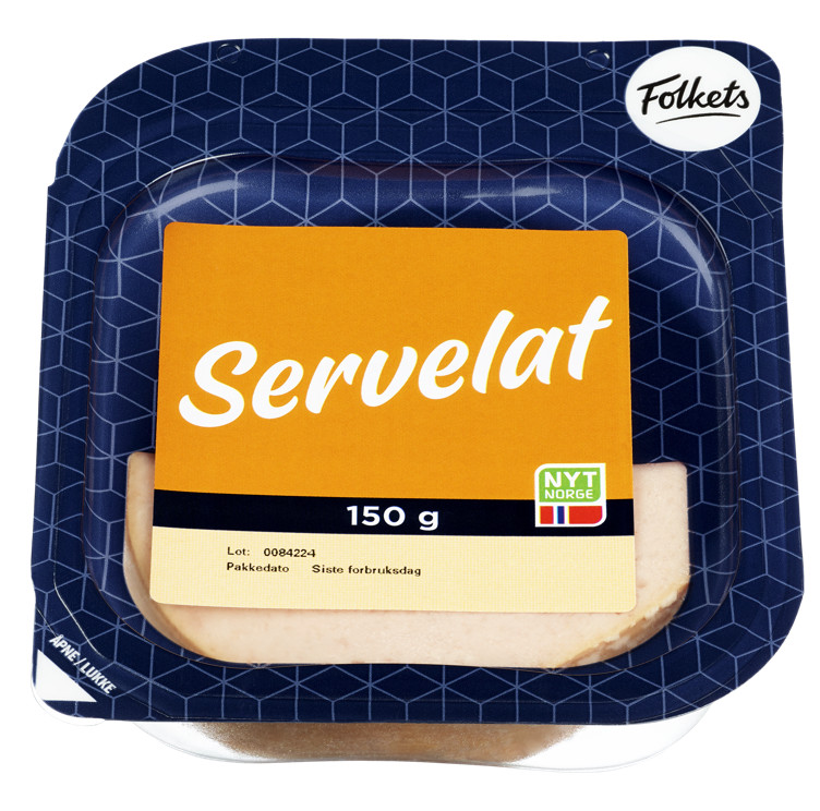 SERVELAT 150 g Folkets pris