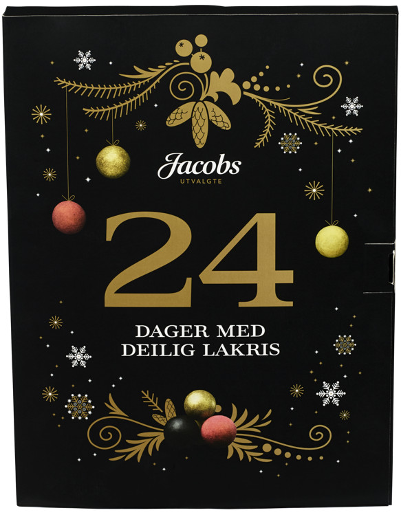 JULEKALENDER M/lakriskuler jacobs utvalgte