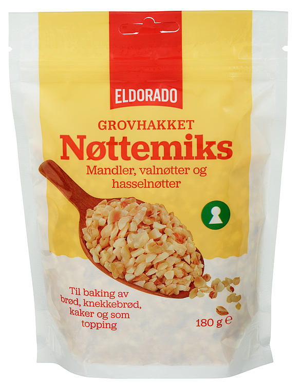 NØTTEMIKS HAKKET 180 g eldorado
