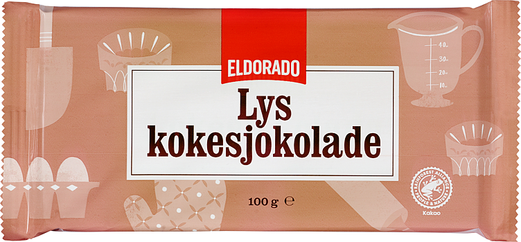 KOKESJOKOLADE Lys 100 g eldorado