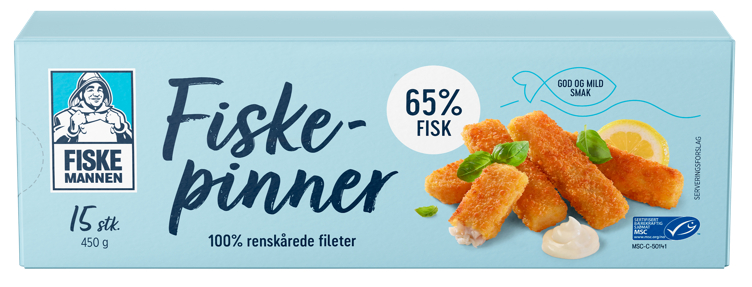 FISKEPINNER Msc 450g fiskemannen