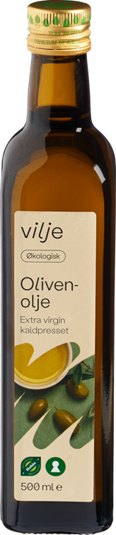 OLIVENOLJE Ex.virigin økol.500ml vilje