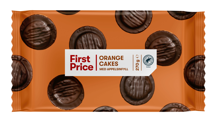ORANGE CAKES 270 g First Price
