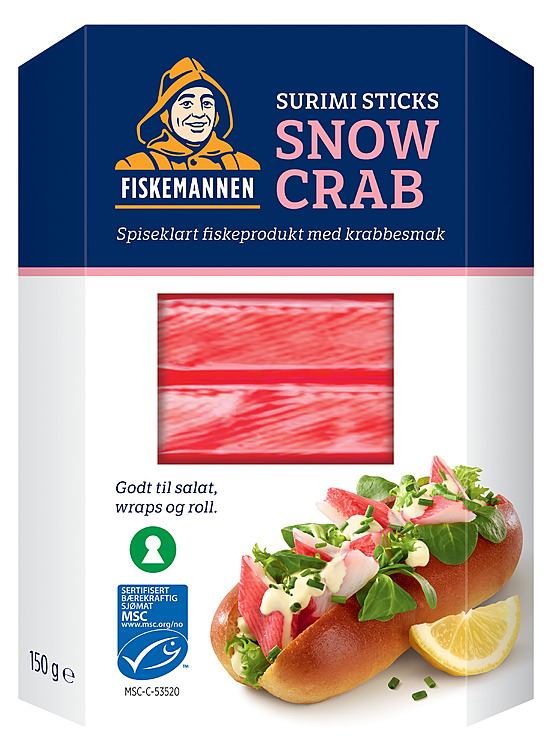 SURIMISTICKS Snowcrab msc 150g fiskemannen