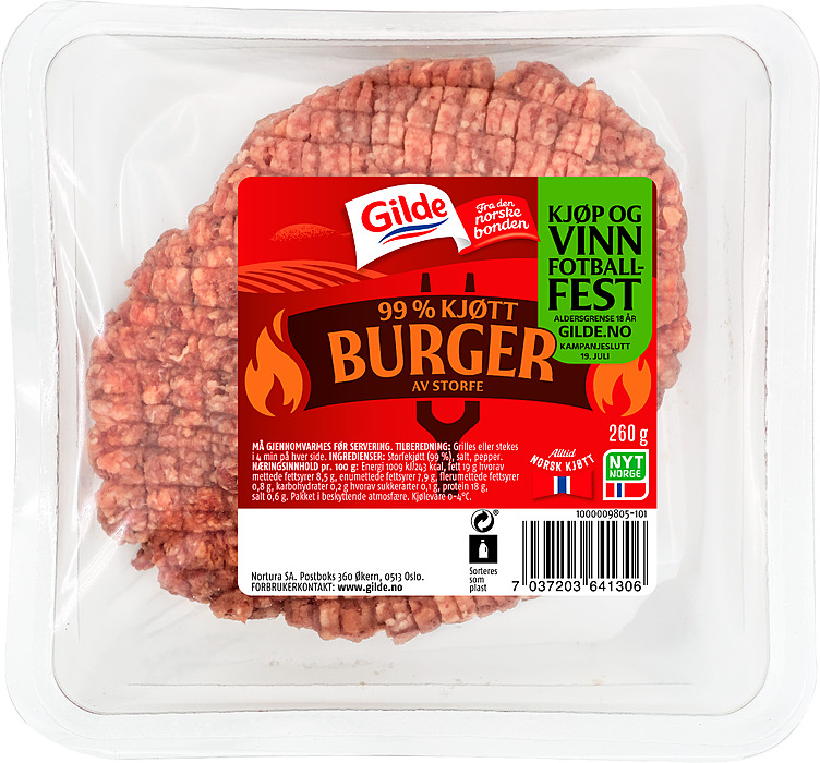 STORFE BURGER 2x130g gilde