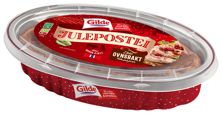 GILDE JULEPOSTEI 350 g ekte ovnsbakt