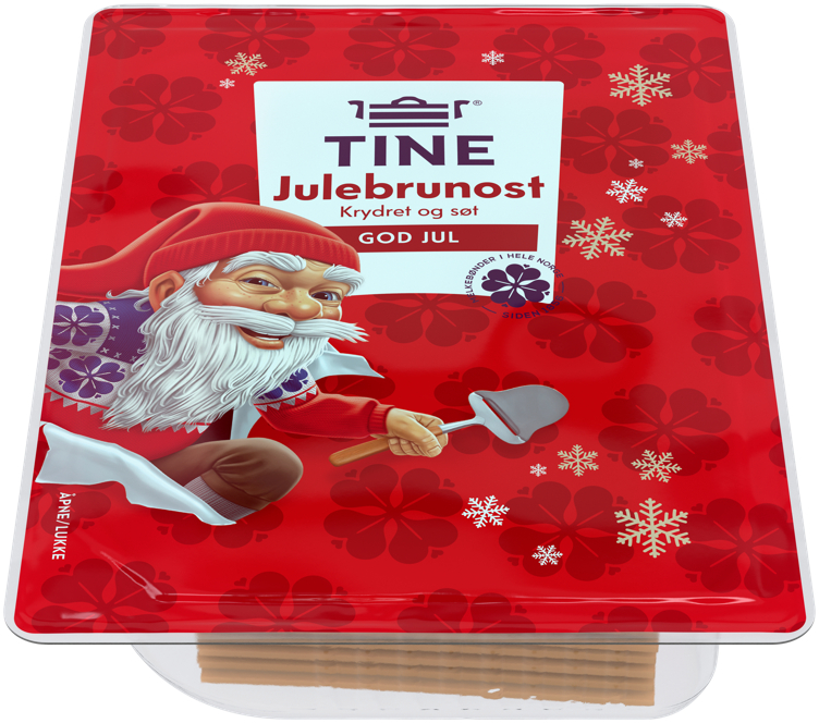 JULEBRUNOST Skivet 130 g tine