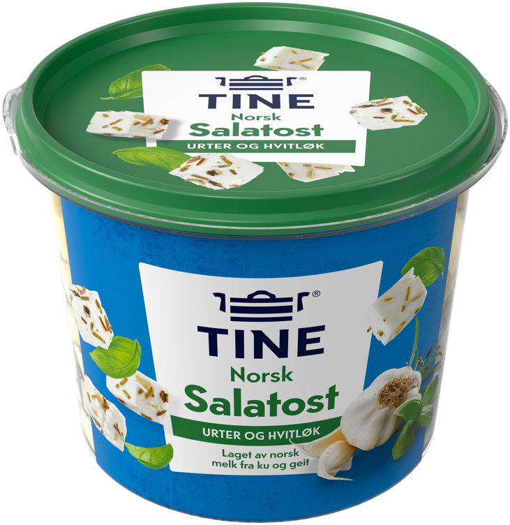SALATOST Urter&hvitløk 220g tine