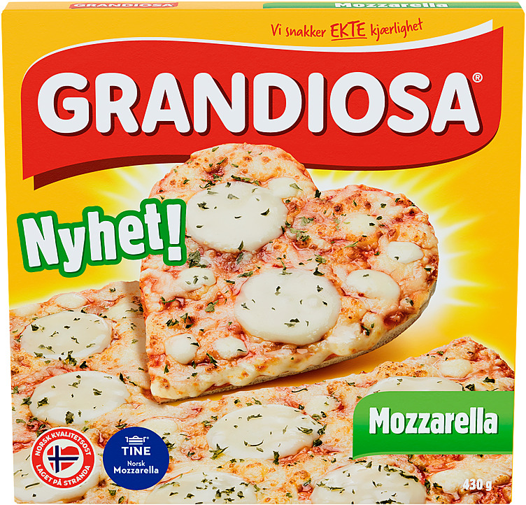 PIZZA GRANDIOSA Mozzarella 430g
