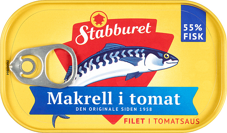 STABBUR-MAKRELL 110 g filet i tomat Stabburet