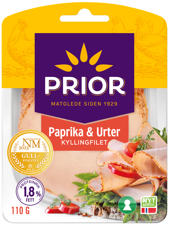 KYLLINGFILET 110 g paprika/urter prior