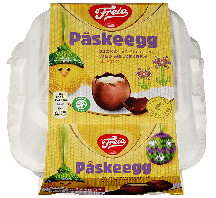 PÅSKEEGG FYLTE 4PK 136 G FREIA