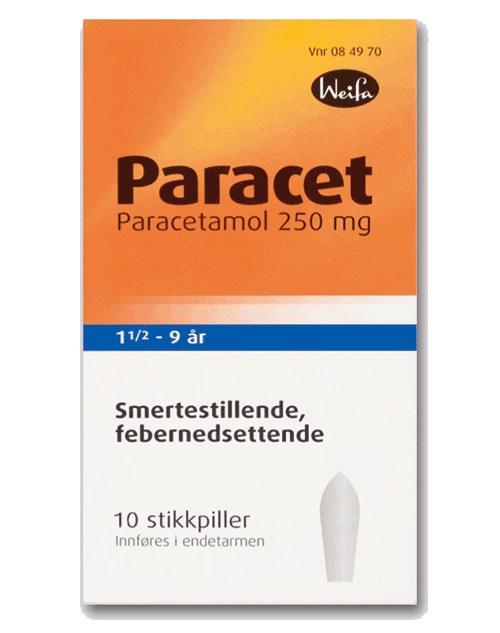 Paracet Stikkpille