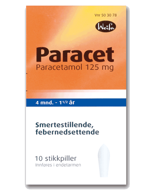 Paracet Stikkpille