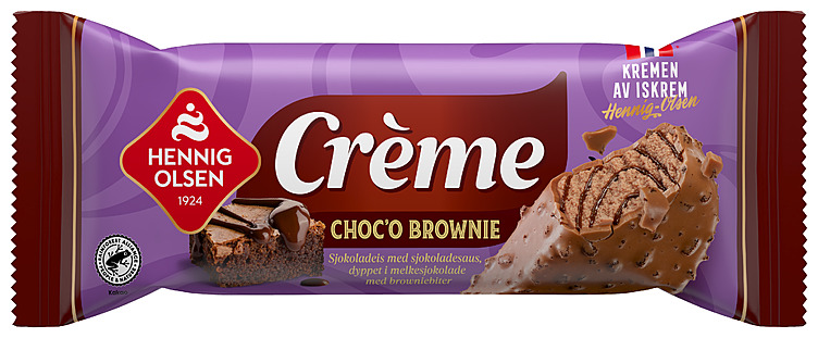 CREME CHOC?O Brownie 95ml hennig-olsen