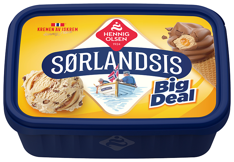SØRLANDSIS Big deal 0.95l hennig-olsen is