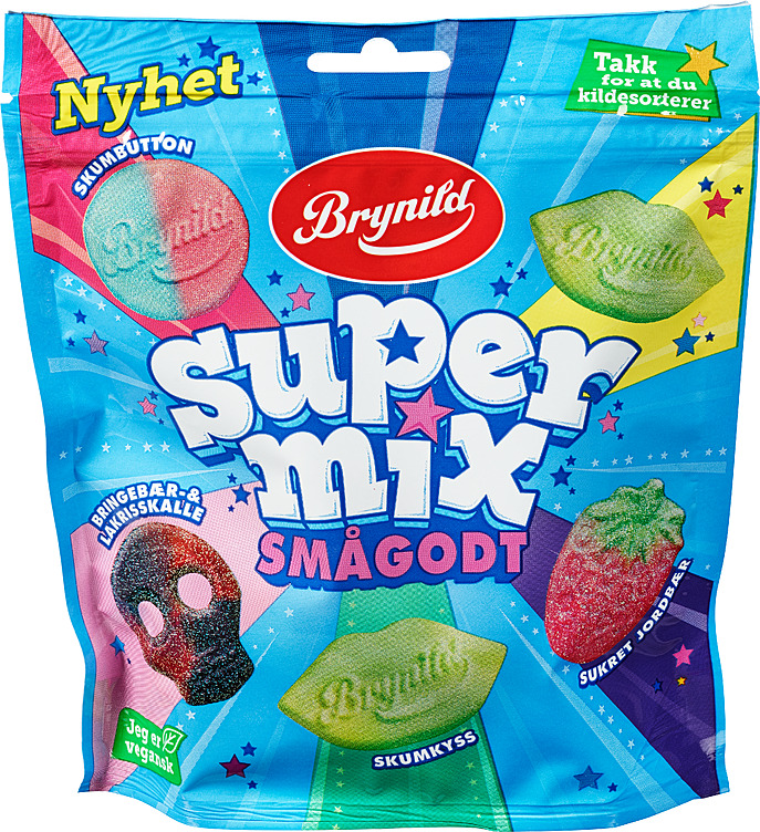 SUPERMIX Smågodt 220g brynild