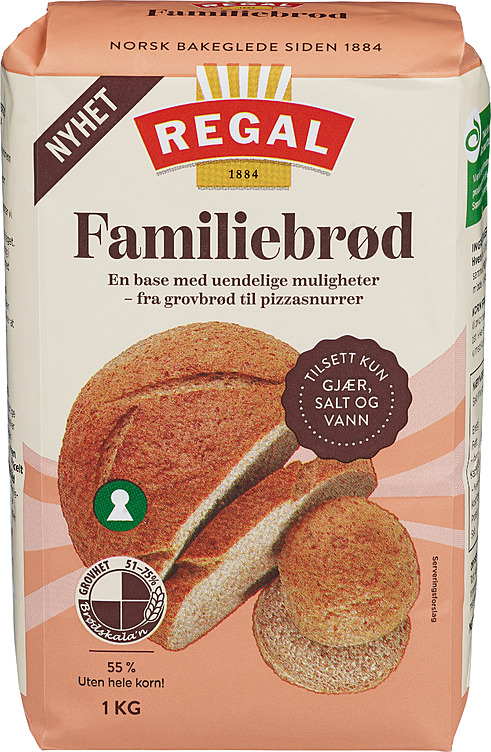 FAMILIEBRØD 1kg regal