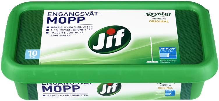 JIF ENGANGSMOPP 10 pk Krystall