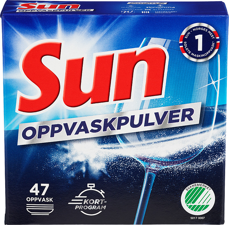 SUN MASKINOPPVASK Pulver 755g