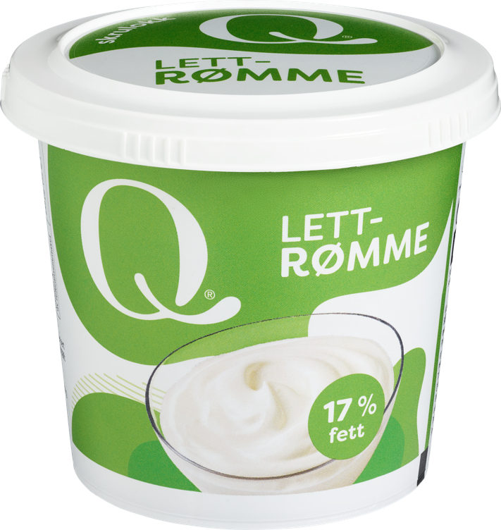 LETTRØMME 17% 300g Q-Meieriene