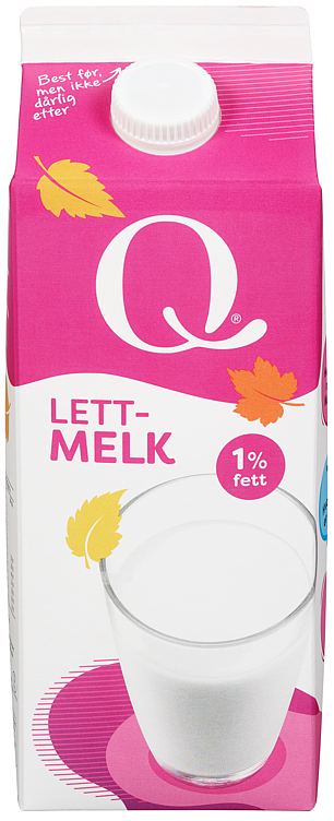Q-LETTMELK 1% 1.75 L