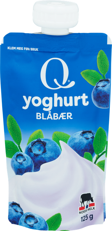 Q FROKOSTYOGHURT BLÅBÆR 125 g