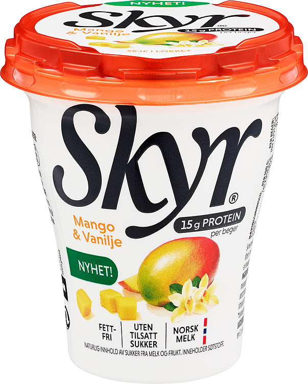 SKYR MANGO&VANILJE Beger 160g q