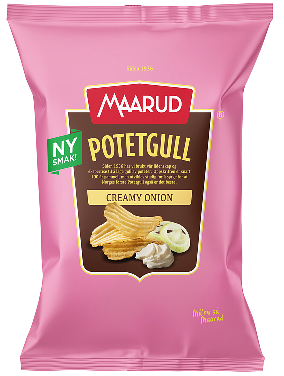 POTETGULL RIFLA Creamy onion 200g maarud