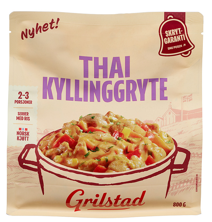 THAI KYLLINGGRYTE 800g grilstad