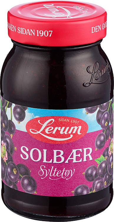 SOLBÆRSYLTETØY 375g lerum den gode smaken