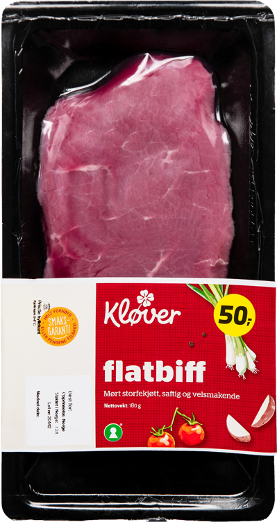 Bilde av STORFE FLATBIFF 180 g