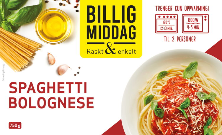 Bilde av SPAGETTI BOLOGNESE 750 g