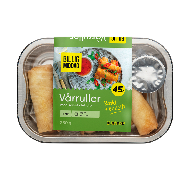 Bilde av VÅRRULLER M/SWEET CHILI DIP 230 g 4 stk