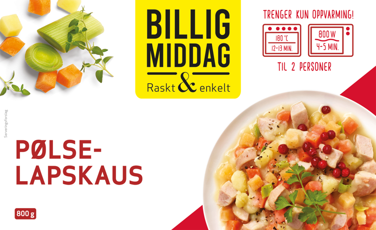 Bilde av PØLSELAPSKAUS 800 g