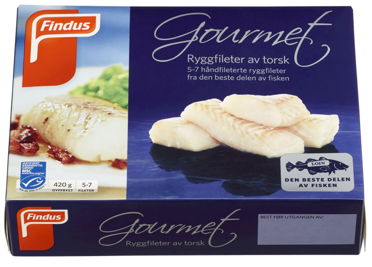 Bilde av FINDUS TORSK GOURMET 420 g