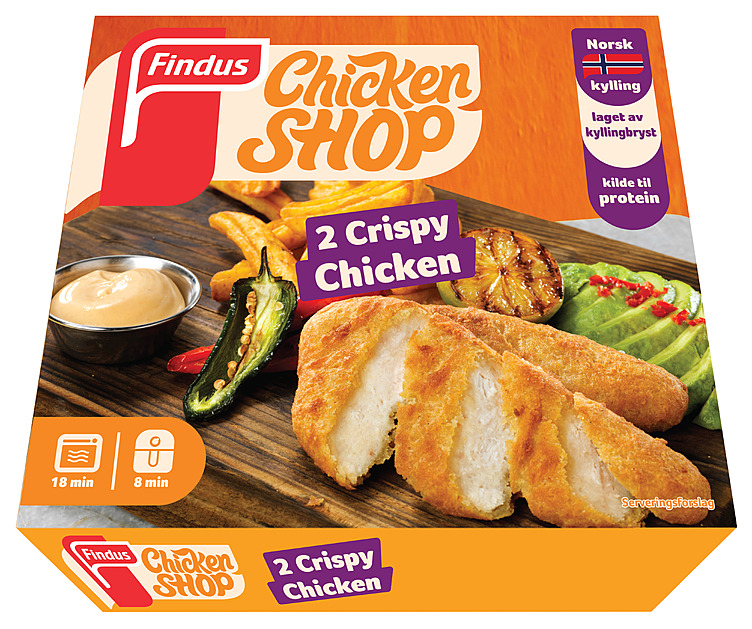 CRISPY CHICKEN Chicken shop 170g findus