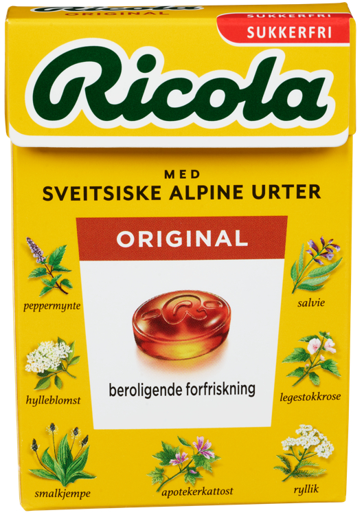 RICOLA ORIGINAL 50 g sukkerfri
