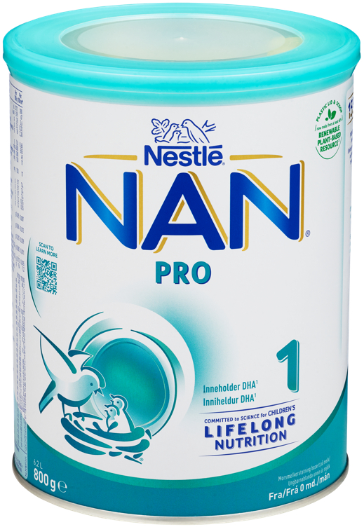 NAN PRO 1 Fra 0mnd 800 g Nestle