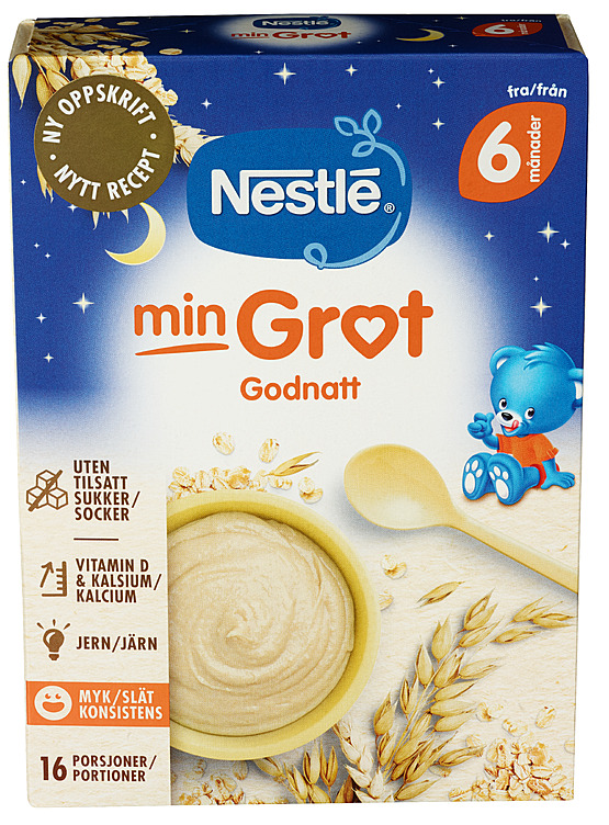 MIN FULLKORNSGRØT God natt 410g